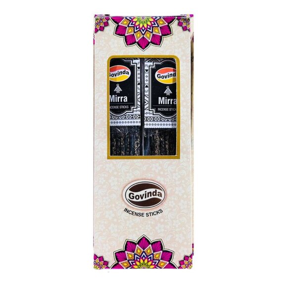 Govinda Mirra Incense Sticks - Aromatic Fragrance for Meditation & Relaxation - - Picture 2 of 2